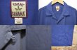 画像3: 90's Tommy Bahama S/S オープンカラーシャツ “NAVY / HBT織り” (3)