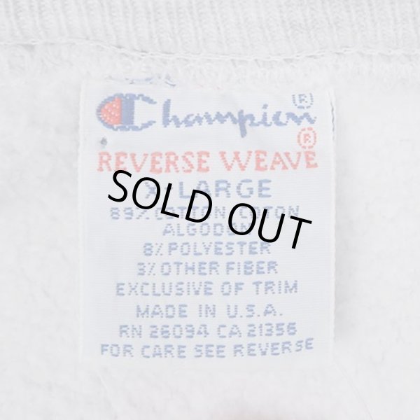 画像3: 90's Champion リバースウィーブ スウェット "MADE IN USA / 両面プリント" (3)