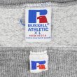 画像2: 90's RUSSELL 前V ブランクスウェット "MADE IN USA / HEATHER GRAY" (2)