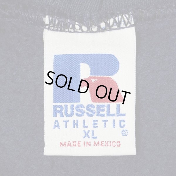 画像2: 90-00's RUSSELL カレッジプリント スウェットパーカー (2)