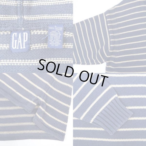 画像3: 90's OLD GAP コットンニットパーカー (3)
