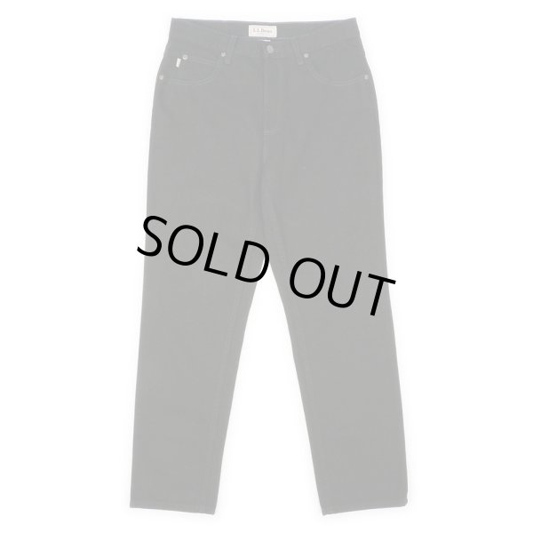 画像2: 00's L.L.Bean ブラックデニムパンツ “W30 L29 / DEADSTOCK” (2)