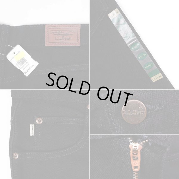 画像5: 00's L.L.Bean ブラックデニムパンツ “W30 L29 / DEADSTOCK” (5)