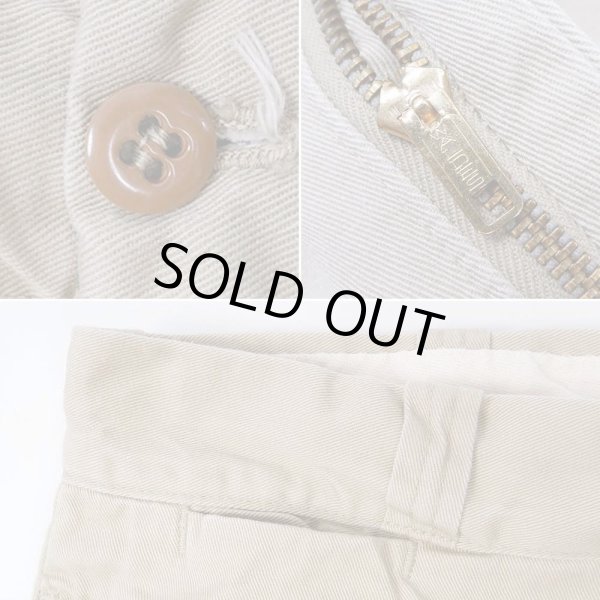 画像4: 60's SPECIAL BOAT SAIL CLOTH チノトラウザー (4)