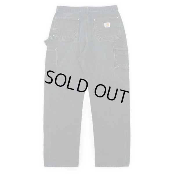 画像2: 00's Carhartt ダブルニー ペインターパンツ "MADE IN USA / BLACK" (2)
