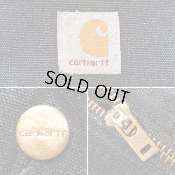画像4: 00's Carhartt ダブルニー ペインターパンツ "MADE IN USA / BLACK" (4)