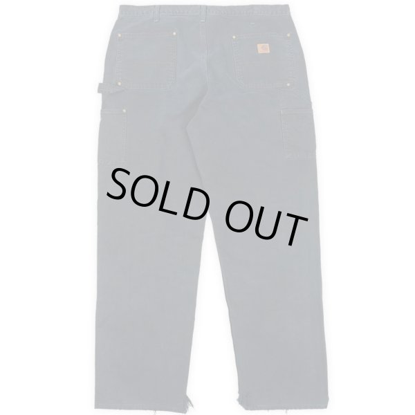 画像2: 00's Carhartt ダブルニー ダックペインターパンツ "BLACK" (2)