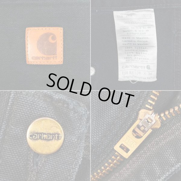 画像3: 00's Carhartt ダブルニー ダックペインターパンツ "BLACK" (3)