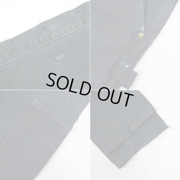 画像4: 00's Carhartt ダブルニー ダックペインターパンツ "BLACK" (4)