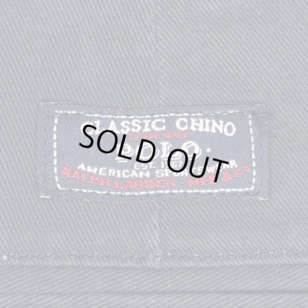 画像3: 90's Polo Ralph Lauren 2タック チノトラウザー "ANDREW PANT / NAVY / W32 L30" (3)