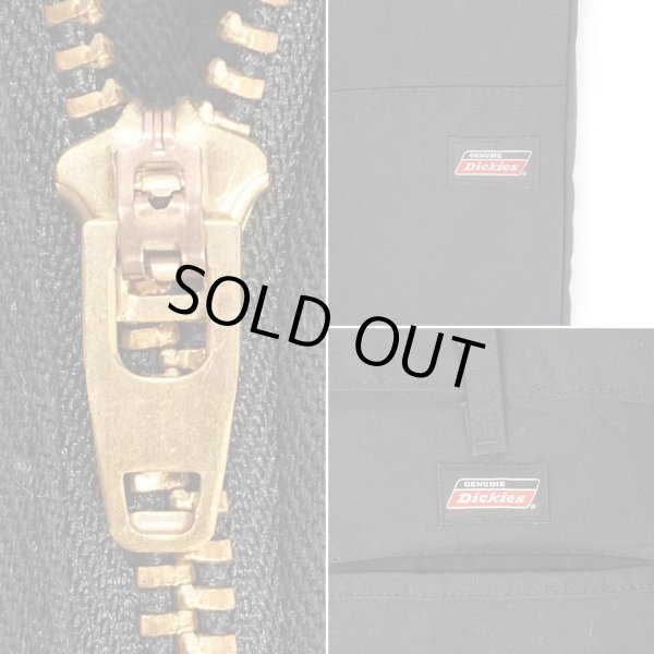 画像4: 00's Dickies ダブルニーワークパンツ "W32 L30 / BLACK" (4)