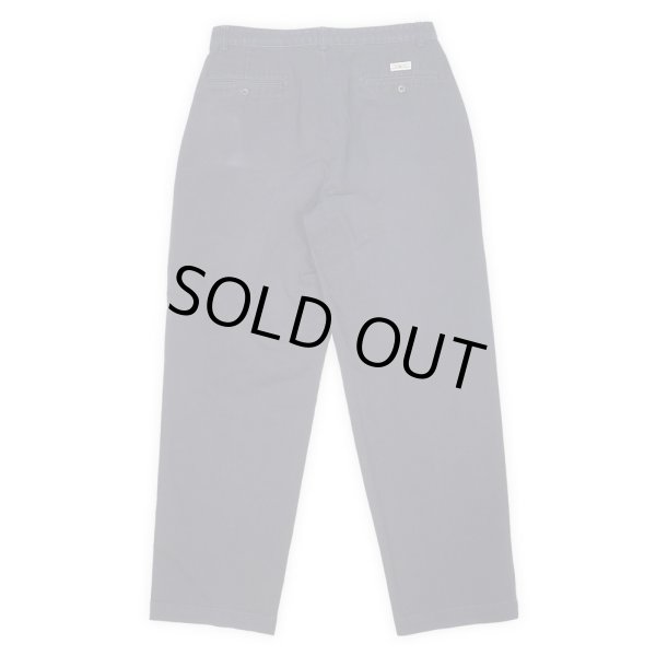 画像2: 90's Polo Ralph Lauren 2タック チノトラウザー "ANDREW PANT / NAVY / W32 L30" (2)