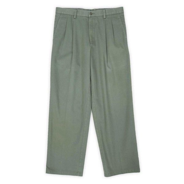 画像1: 00's DOCKERS 2タック チノトラウザー "OLIVE / W32 L30" (1)