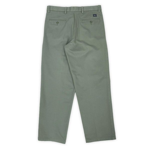 画像2: 00's DOCKERS 2タック チノトラウザー "OLIVE / W32 L30" (2)