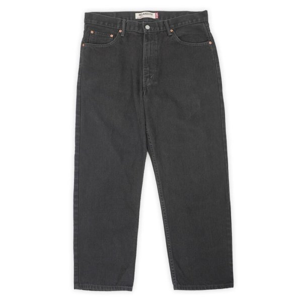 画像1: 00's Levi's 550 ブラックデニムパンツ "W36 L29" (1)