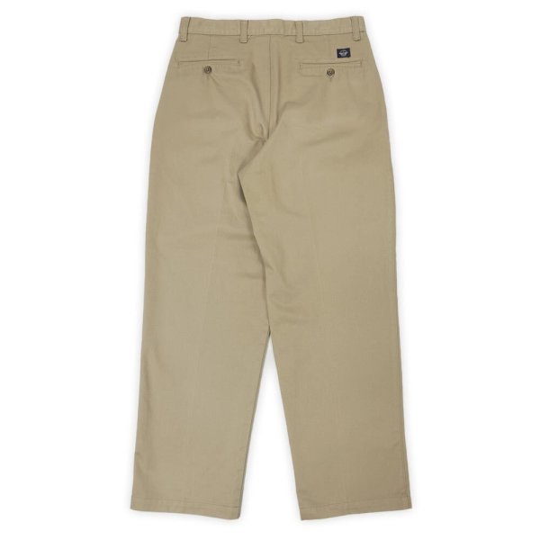 画像2: Early 00's DOCKERS 2タック チノトラウザー "BEIGE / W32 L30" (2)