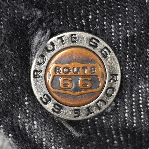 画像3: 90's ROUTE 66 先染め ブラックデニムパンツ "MADE IN USA / W34 L32" (3)