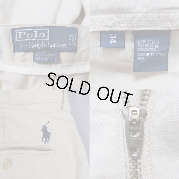 画像3: POLO Ralph Lauren 2タック チノショーツ "TYLER SHORT / BEIGE" (3)