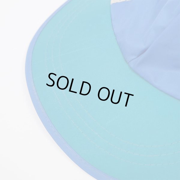 画像4: 90-00’ｓ WOOLRICH ナイロン×メッシュ キャップ "BLUE / DEADSTOCK" (4)