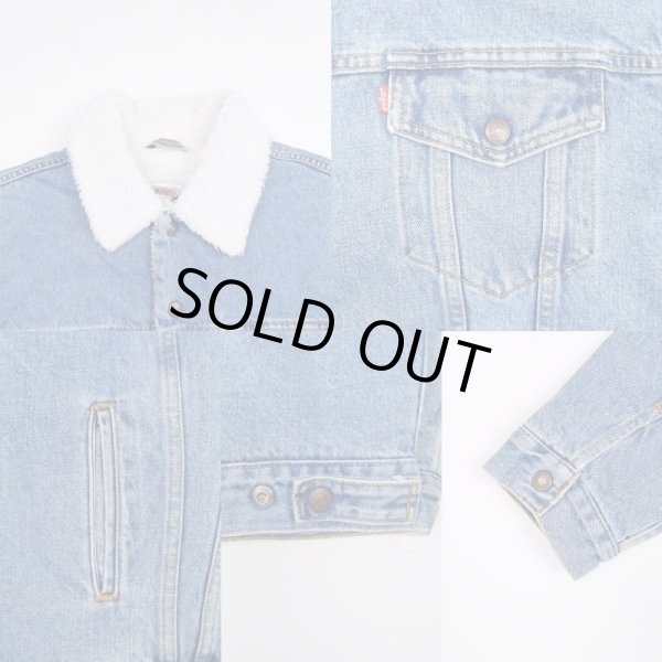 画像4: 90's Levi's 70609-4891 デニムボアジャケット (4)