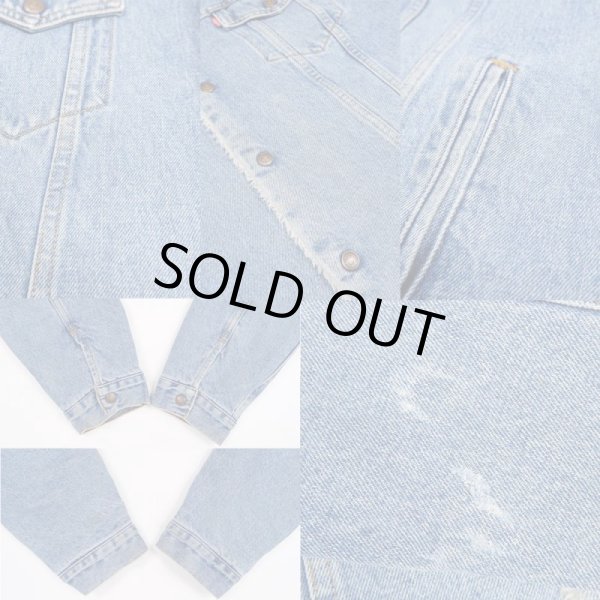 画像5: 90's Levi's 70609-4891 デニムボアジャケット (5)