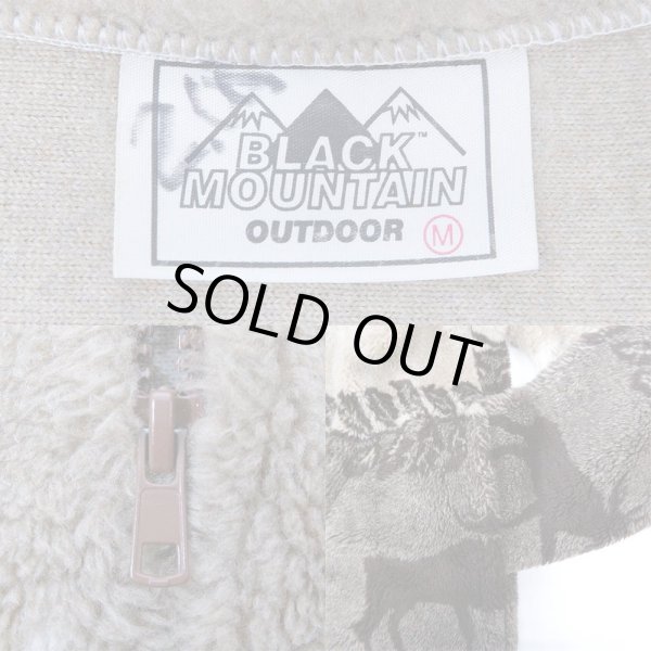 画像3: 90's BLACK MOUNTAIN 総柄 フリースジャケット "MADE IN USA" (3)