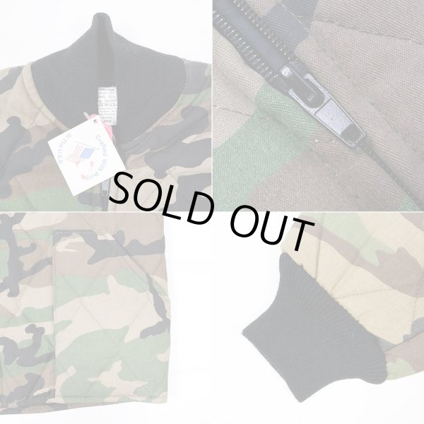 画像4: 80-90's 迷彩柄 キルティングジャケット “MADE IN USA / DEADSTOCK” (4)