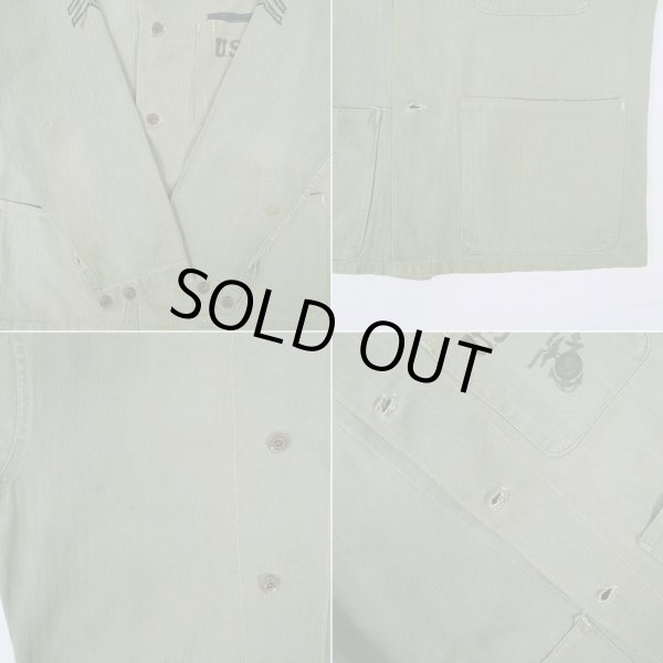 画像4: 40's USMC P-41 HBTジャケット "size 40-42相当" (4)