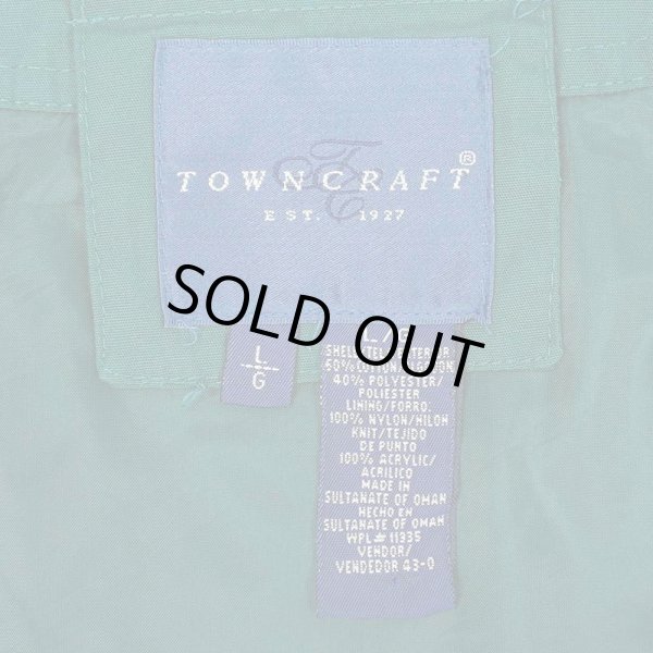 画像2: 90's TOWNCRAFT キャップショルダージャケット “BLUE GREEN” (2)