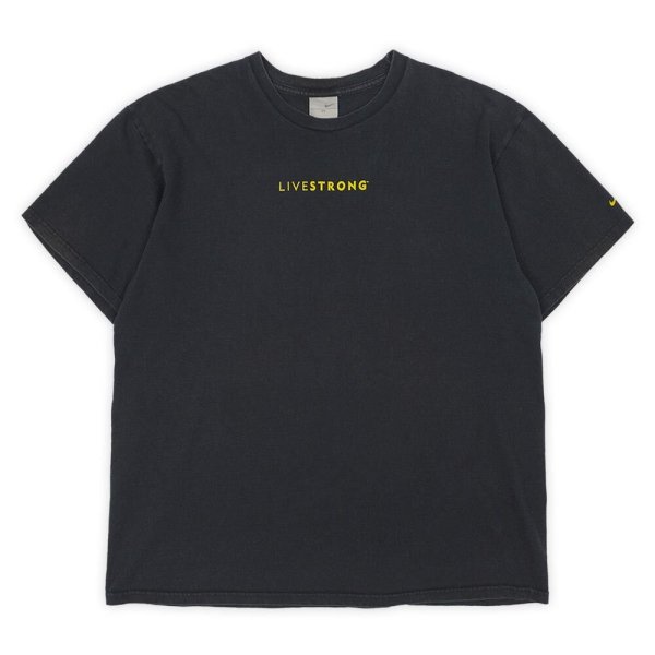 画像1: 00's NIKE LIVESTRONG ロゴプリントTシャツ (1)