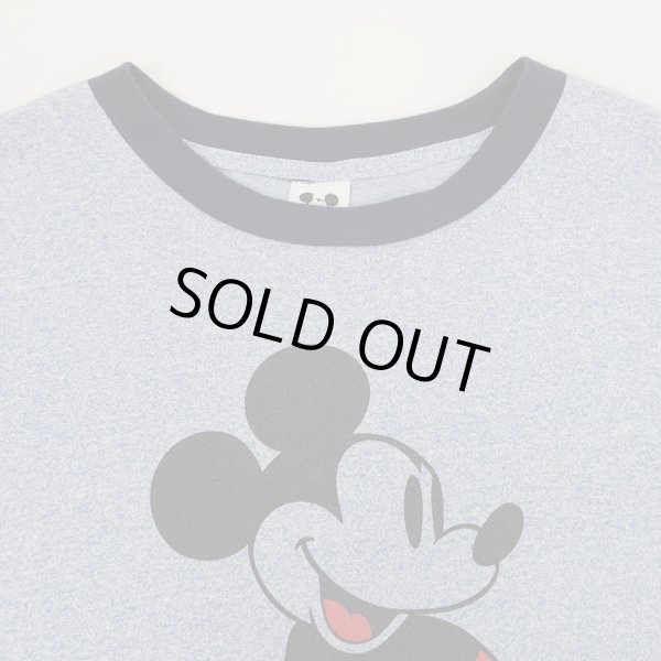 画像3: 00's Disney "Mickey Mouse" リンガーTシャツ (3)