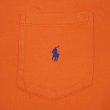 画像3: 90's Polo Ralph Lauren L/S ポケットTシャツ "ORANGE" (3)