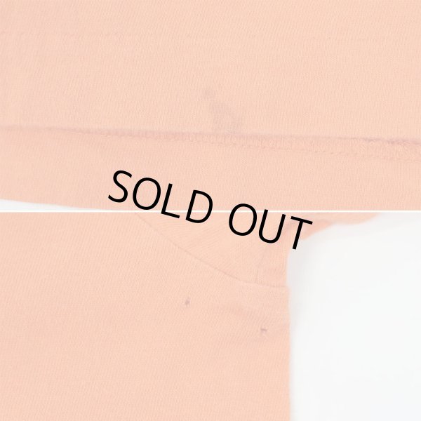 画像4: 90's Polo Ralph Lauren L/S ポケットTシャツ "ORANGE" (4)