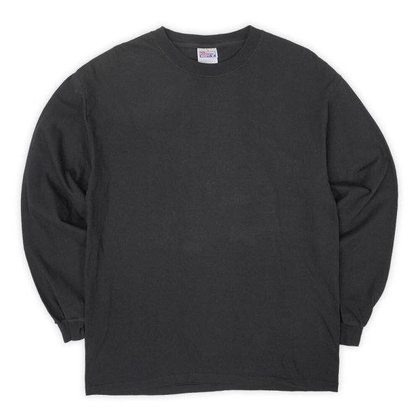 画像1: 90-00's Hanes L/S ブランクTシャツ "1wash" (1)