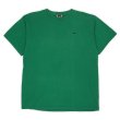 画像1: 90-00's NIKE スウォッシュロゴ刺繍 Tシャツ "Green" (1)