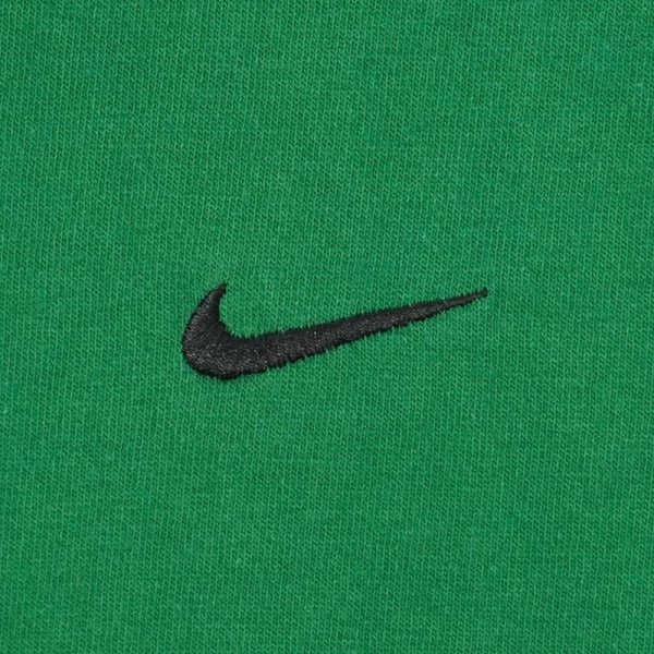 画像3: 90-00's NIKE スウォッシュロゴ刺繍 Tシャツ "Green" (3)