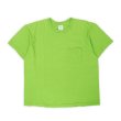 画像1: 90's OLD GAP ブランク ポケットTシャツ “LIME GREEN / MADE IN USA” (1)