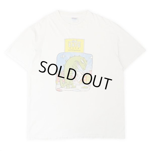 画像1: 90's Good EATS CAFE プリントTシャツ "Hanes BEEFY body" (1)