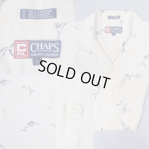 画像3: 90's CHAPS Ralph Lauren オープンカラーシャツ (3)