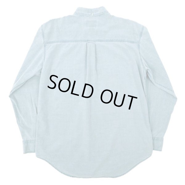 画像2: 90's Woolrich シャンブレーボタンダウンシャツ "MADE IN USA" (2)