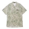 画像1: 80-90's JIMMY'S 総柄 オープンカラーシャツ “OLIVE / MADE IN USA” (1)