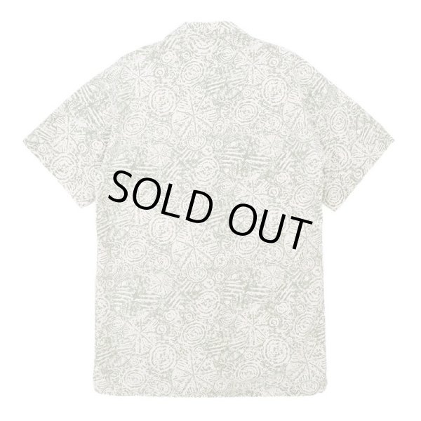 画像2: 80-90's JIMMY'S 総柄 オープンカラーシャツ “OLIVE / MADE IN USA” (2)