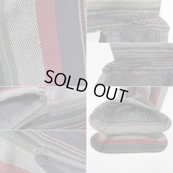 画像5: 90's FIVE BROTHER マルチストライプ柄 ヘビーネルシャツ (5)