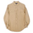 画像1: 00's Polo Ralph Lauren リネンワークシャツ (1)