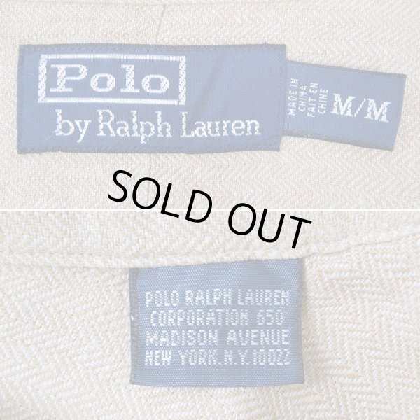 画像2: 00's Polo Ralph Lauren リネンワークシャツ (2)