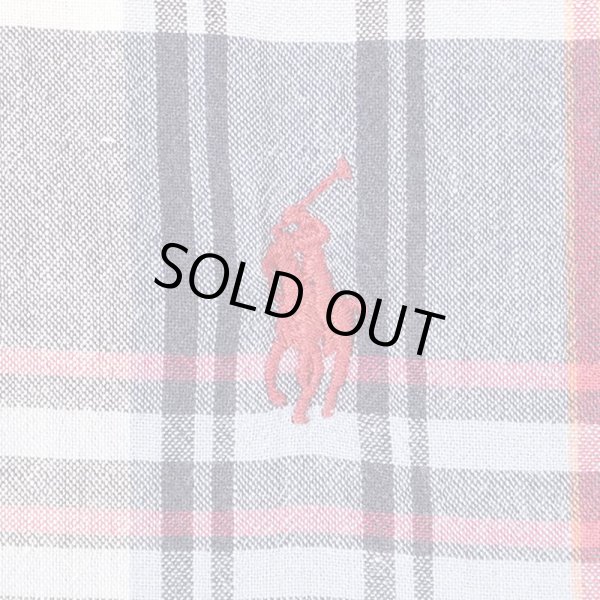 画像3: 90's Polo Ralph Lauren S/S ボタンダウンシャツ "BLAKE / BLUE Plaid" (3)