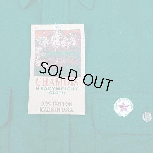 画像2: 90's FIVE BROTHER シャモアクロス ワークシャツ "DEADSTOCK / MADE IN USA" (2)