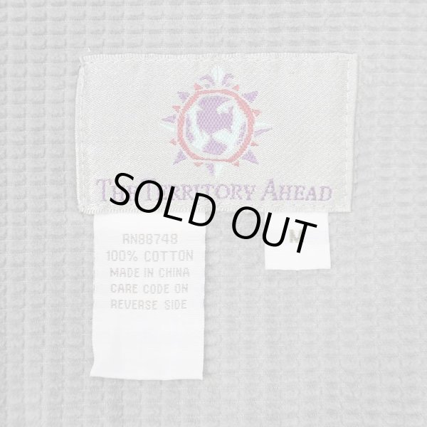 画像2: 90's THE TERRITORY AHEAD グリッドコーデュロイ ワークシャツ "GRAY" (2)