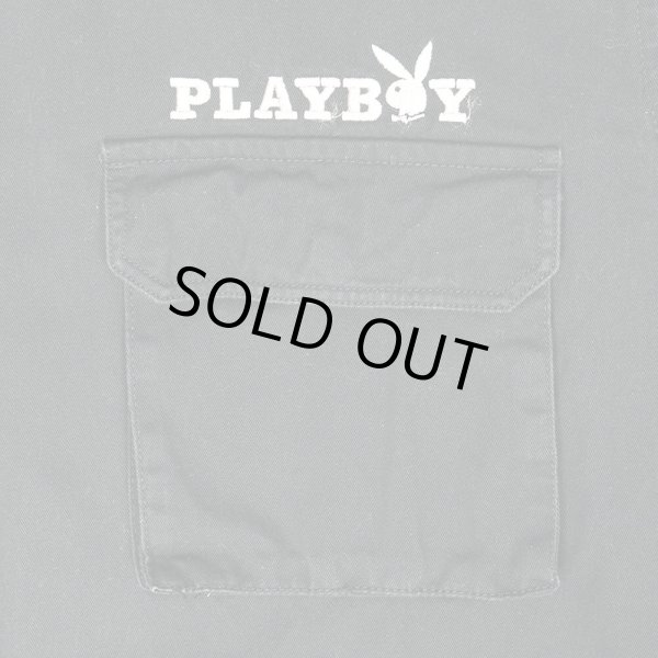 画像3: 00's PLAY BOY ボックスシャツ “BLACK” (3)