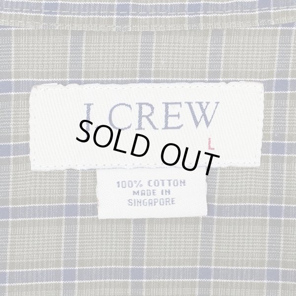 画像2: Ealry 00's J.CREW レギュラーカラー コットンシャツ "OLIVE Plaid" (2)